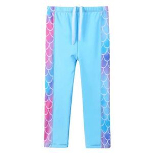 Baohulu Girls Mermaid UPF 50+ Swim Pants Quick Dry Rash Guard Swim Leggings